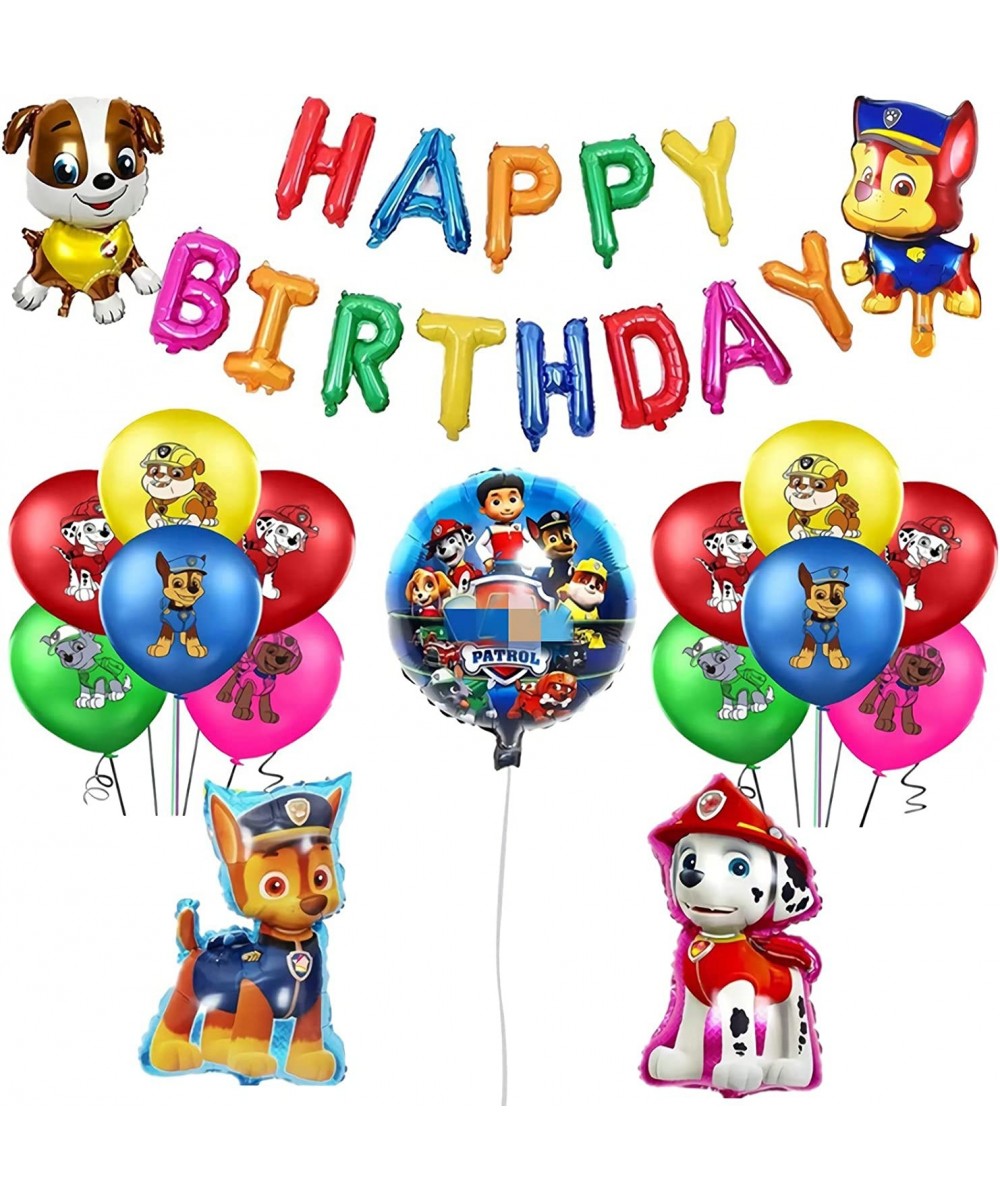 puppy birthday party balloon set patrol theme party decoration supplies for boys and girls children Chase Marshall Rocky (18 ...