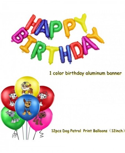 puppy birthday party balloon set patrol theme party decoration supplies for boys and girls children Chase Marshall Rocky (18 ...