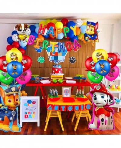 puppy birthday party balloon set patrol theme party decoration supplies for boys and girls children Chase Marshall Rocky (18 ...