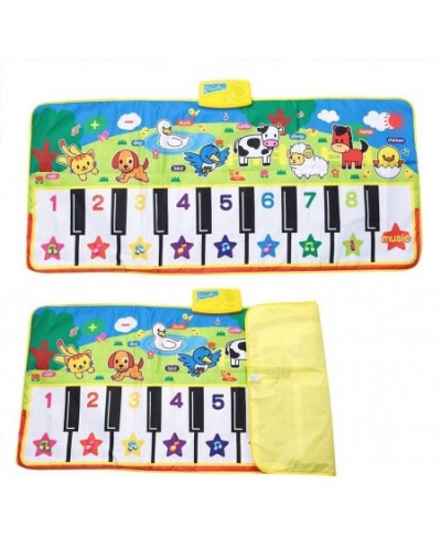 ABC Mats for Floor Two Step and Dance Kids Musical Mats Music Piano Keyboard Dance Floor Mat Carpet Blanket Touch Playmat Ear...