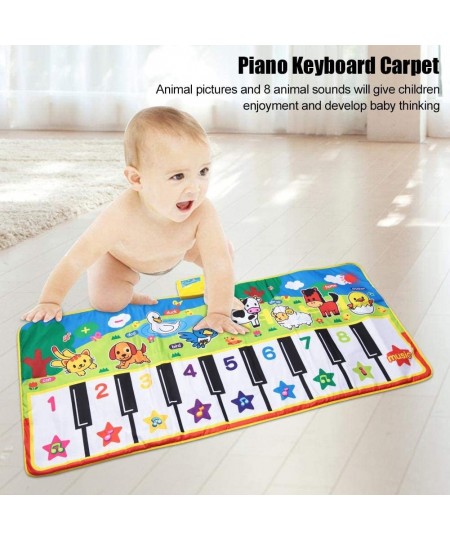 ABC Mats for Floor Two Step and Dance Kids Musical Mats Music Piano Keyboard Dance Floor Mat Carpet Blanket Touch Playmat Ear...