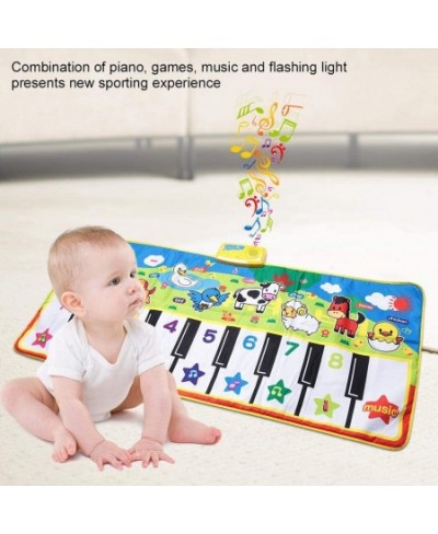 ABC Mats for Floor Two Step and Dance Kids Musical Mats Music Piano Keyboard Dance Floor Mat Carpet Blanket Touch Playmat Ear...