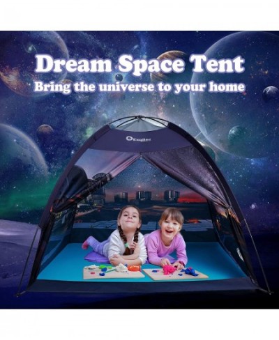 Space Kids Play Tent - Children Galaxy Dome Playhouse Portable Astronaut Space Theme Play Tent for Boys Girls Indoor and Outd...