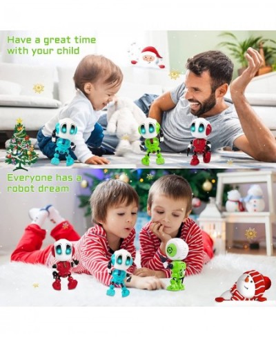 JXZJCY Talking Robot Toys for Kids Mini Robot Toys Repeats What You Say with Flashing Lights and Touch Control Children Toys ...