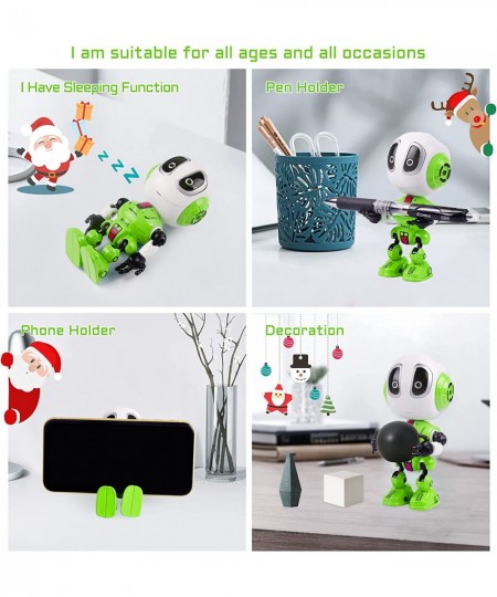 JXZJCY Talking Robot Toys for Kids Mini Robot Toys Repeats What You Say with Flashing Lights and Touch Control Children Toys ...