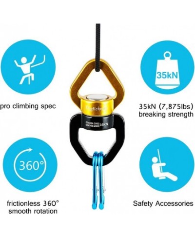 Swing Swivel 35KN Safety Rotational Device Swing Spinner for Web Tree Swing Aerial Dance Children's Swing Hanging Hammock $40...