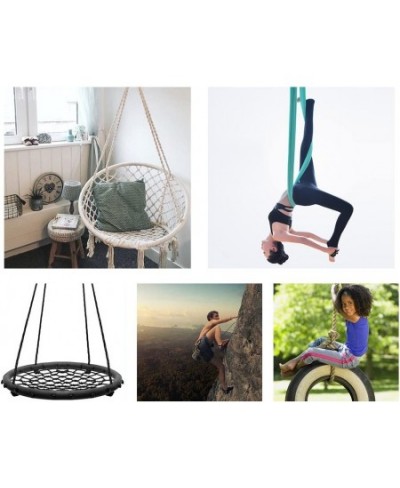 Swing Swivel 35KN Safety Rotational Device Swing Spinner for Web Tree Swing Aerial Dance Children's Swing Hanging Hammock $40...