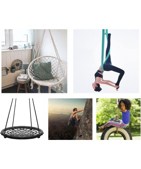 Swing Swivel 35KN Safety Rotational Device Swing Spinner for Web Tree Swing Aerial Dance Children's Swing Hanging Hammock $40...