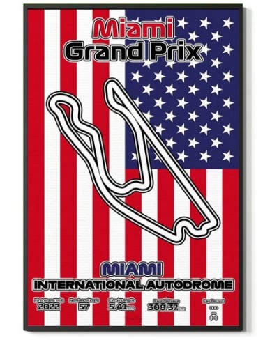 F1 Miami Grand Prix Racetrack My F1 Race Track Formula1 World Championship Race Track F1 Circuit Car Racing Grand Prix Inspir...