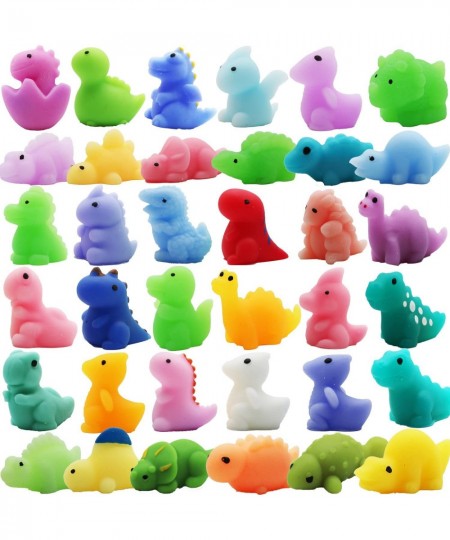 30 Pcs Dinosaur Kawaii Squishies Mochi Squishy Toys for Kids Party Favors Birthday Gifts for Boys Girls Classroom Prizes Pina...