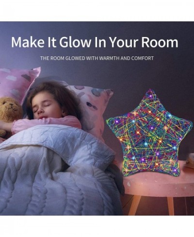 Make a Glows Star Lantern with 30 Multi-Colored LED Bulbs - Kids Gifts - 3D String Art Kit for Kids - DIY Arts & Craft Kits -...