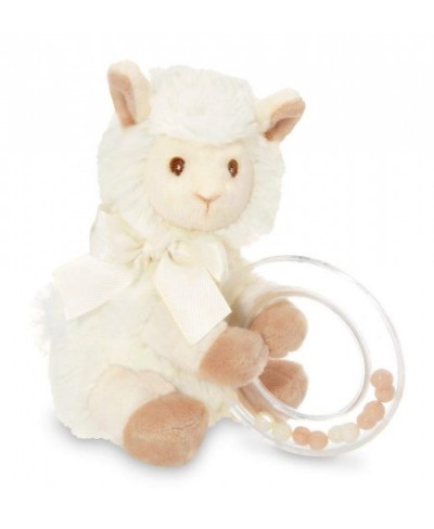 Bearington Baby Lil' Alma Plush Stuffed Animal Llama Shaker Rattle Ring Rattle 5.5 inches $25.46 - Baby Rattles & Plush Rings