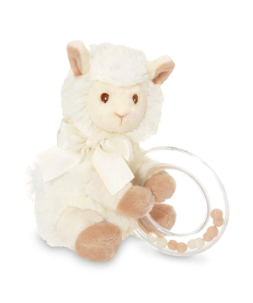 Bearington Baby Lil' Alma Plush Stuffed Animal Llama Shaker Rattle Ring Rattle 5.5 inches $25.46 - Baby Rattles & Plush Rings