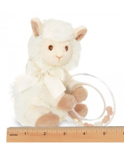 Bearington Baby Lil' Alma Plush Stuffed Animal Llama Shaker Rattle Ring Rattle 5.5 inches $25.46 - Baby Rattles & Plush Rings