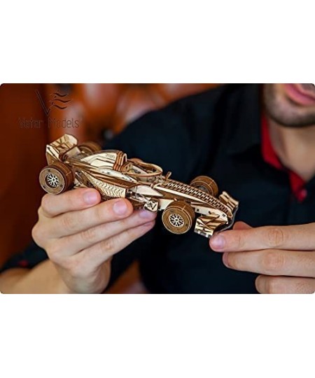 Veter Model Mechanical 3D Puzzle Wooden Plastic F1 Race CAR for self-Assembly $90.36 - 3-D Puzzles