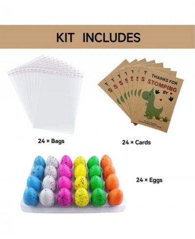 Dinosaur Party Favors - Dinosaur Birthday Party Supplies - 24 Pack Dino Egg Hatching Card Bulk - Funny Birthday Party Decorat...