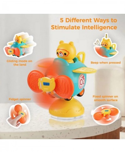 Suction Cup Spinner Toys: Baby Rattles Toy Kids Spinning Top Toys Baby Dimple Toy Sensory Toys Infant High Chair Toy Grab Spi...