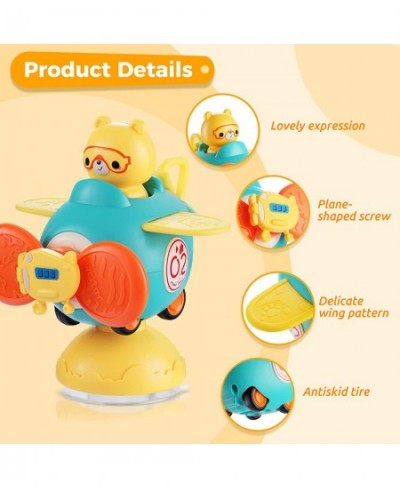 Suction Cup Spinner Toys: Baby Rattles Toy Kids Spinning Top Toys Baby Dimple Toy Sensory Toys Infant High Chair Toy Grab Spi...