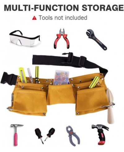 Greatstar Kids Tool Belt Construction Tool Belt Child's Tool Apron Candy Pouch for Youth Dress Up and Costume (Yellow) $44.63...