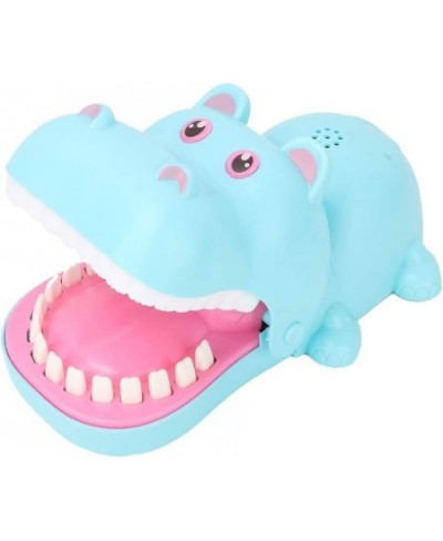 Portable Cartoon Hippo Mouth with Teeth Toy Bite Finger Board Game Kids Toys (Blue) $38.85 - Gags & Practical Joke Toys