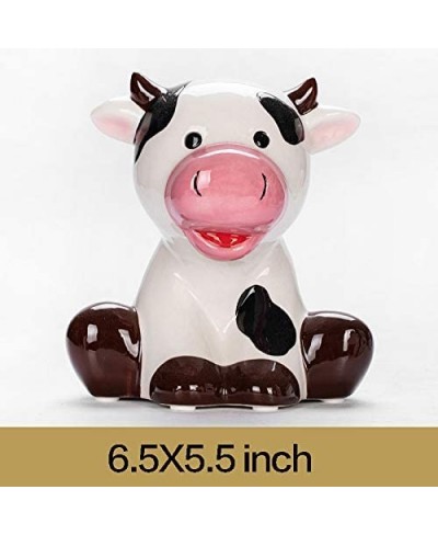 Ceramic Cow Money Bank Piggy Bank Ornament Home Decoration $38.41 - Kids' Money Banks