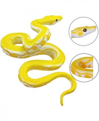 Realistic Snakes Figure Prank Toy: Snake Trick Toys for Halloween Prank Props Fake Snake Scare Birds and Squirrels-Constricto...