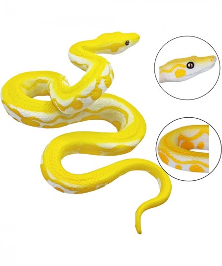 Realistic Snakes Figure Prank Toy: Snake Trick Toys for Halloween Prank Props Fake Snake Scare Birds and Squirrels-Constricto...