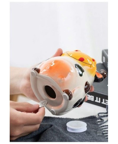 Ceramic Cow Money Bank Piggy Bank Ornament Home Decoration $38.41 - Kids' Money Banks