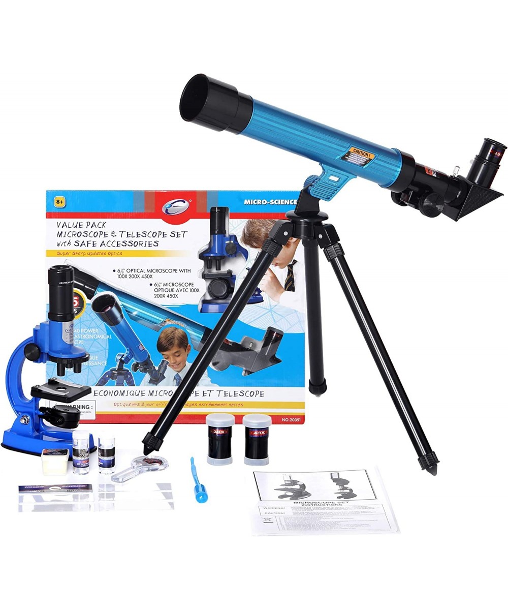 Eastcolight Deluxe Microscope and Telescope Educational Kit Set Outdoor Explorer Kit Science Educational Toys Biological Chem...