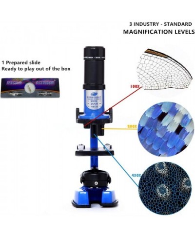 Eastcolight Deluxe Microscope and Telescope Educational Kit Set Outdoor Explorer Kit Science Educational Toys Biological Chem...