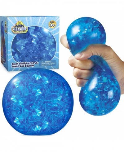 Jumbo Gleameez Glitter Stress Ball Fidget Toy | Colorful Squish Ball Filled with Sparkling Foil Glitters | Excellent for Stre...