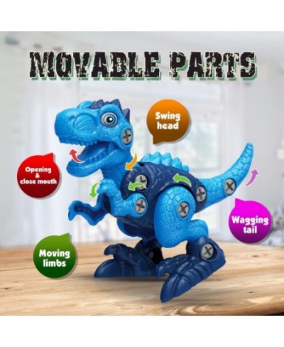 Dinosaur Toys for 3 4 5 6 7 Year Old Boys Take Apart Toys with Electric Drill for Kids STEM Educational Construction Building...