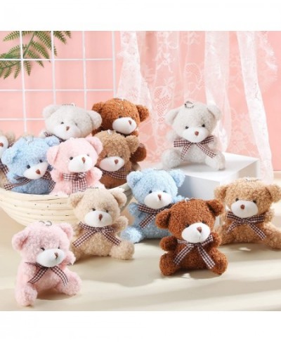 12 Pieces 4 Inch Plush Mini Bear Stuffed Animals Jointed Doll Toys Tiny Mini Bears Furry Dolls Soft Bear Doll Wedding Present...