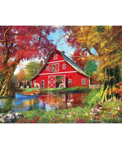 Puzzles Sunny Barn - 1000 Piece Jigsaw Puzzle $34.75 - Jigsaw Puzzles