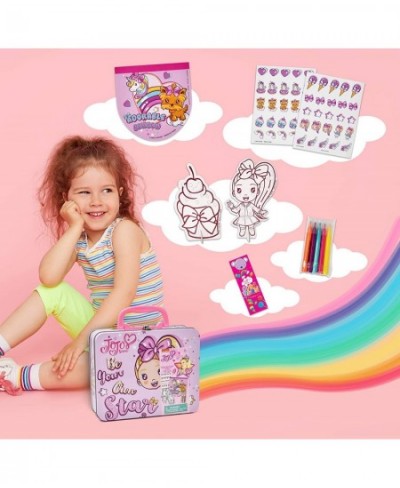 JoJo Siwa Coloring and Activity Tin Box Includes Markers Stickers Mess Free Crafts Color Kit in Tin Box for Toddlers Boys and...