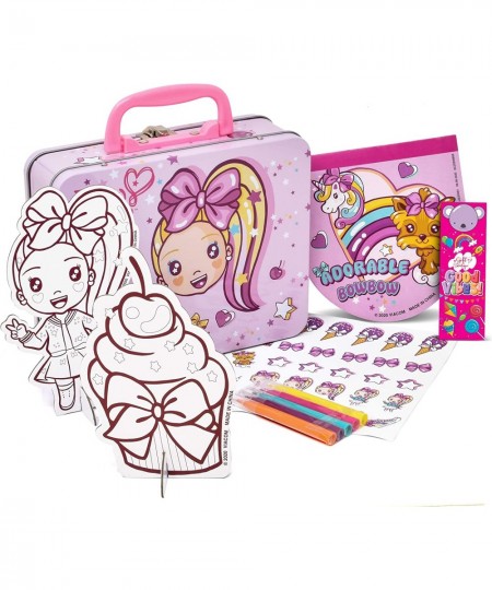 JoJo Siwa Coloring and Activity Tin Box Includes Markers Stickers Mess Free Crafts Color Kit in Tin Box for Toddlers Boys and...