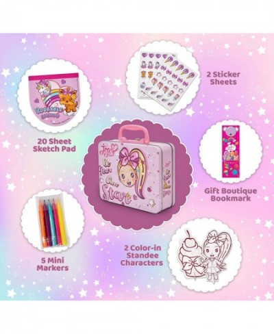 JoJo Siwa Coloring and Activity Tin Box Includes Markers Stickers Mess Free Crafts Color Kit in Tin Box for Toddlers Boys and...