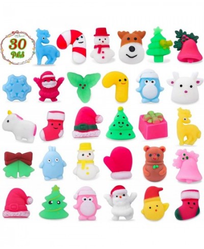 30PCS Christmas Squishies Squishy Toy Christmas Party Favors for Kids Mochi Squishy Toy Kids Mini Kawaii squishies Mochi Stre...