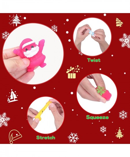 30PCS Christmas Squishies Squishy Toy Christmas Party Favors for Kids Mochi Squishy Toy Kids Mini Kawaii squishies Mochi Stre...