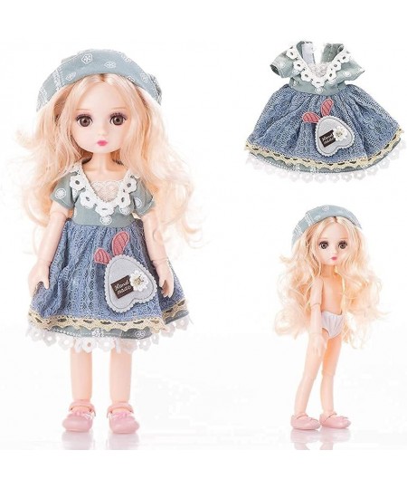 Fashion Doll 10" BJD Doll Articulated Doll Includes Removable Outfit and Tiara 13 Bendable Joints for Girls 3 + Years Old $30...