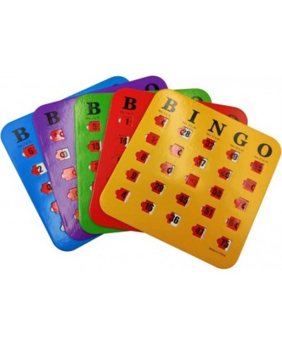 Deluxe Bingo Game Set-6 Inch Metal Cage with Calling Board 5 Shutter Slide Cards 75 Colored Balls for Large Group Games $39.4...