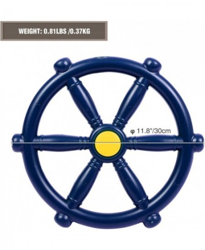 Pirate Ship Wheel 2.0 Swingset Steering Wheel Playset Accessories Playground Accessories for Backyard Outdoor Blue… $34.63 - ...