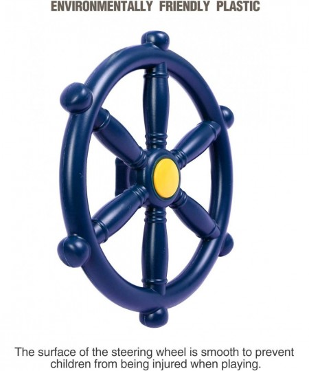 Pirate Ship Wheel 2.0 Swingset Steering Wheel Playset Accessories Playground Accessories for Backyard Outdoor Blue… $34.63 - ...