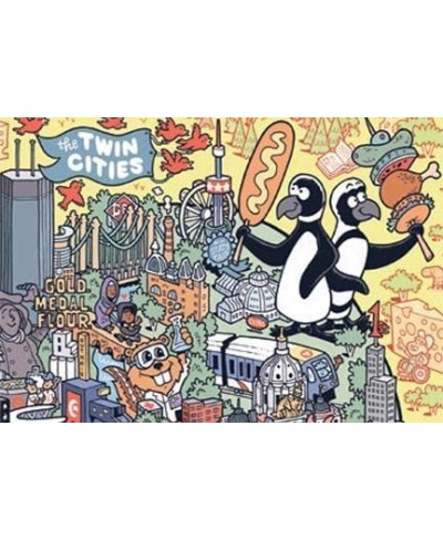 Jigsaw Puzzle | Color Me Minnesota | Something's Amiss! Series | 1000 Pieces | State Cartoon Family Pastime $53.85 - Jigsaw P...