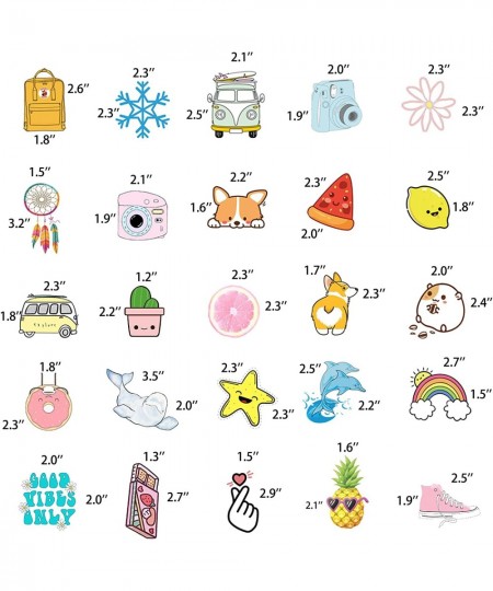 Water Bottle Stickers 200 Pcs/Pack Waterproof Cute Vinyl Aesthetic Vsco Stickers for Hydroflask Laptop Computer Skateboard Ph...