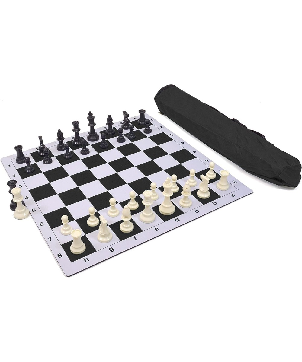 Triple Weighted Pieces and Mousepad Board Chess Set (Black) $63.19 - Board Games