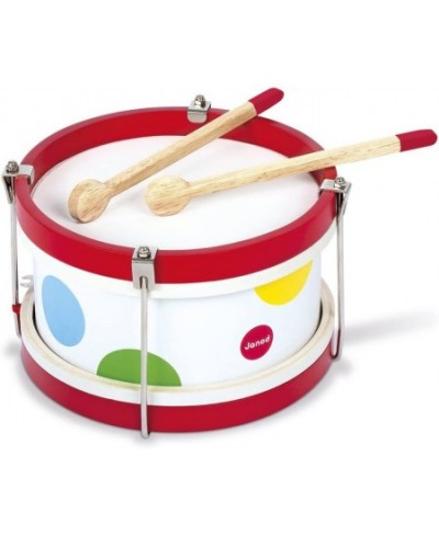 Confetti Wood Drum Music Set - Vibrant Colored First Musical Instrument for Coordination and Motor Skills Ages 2+ 5.71 inches...