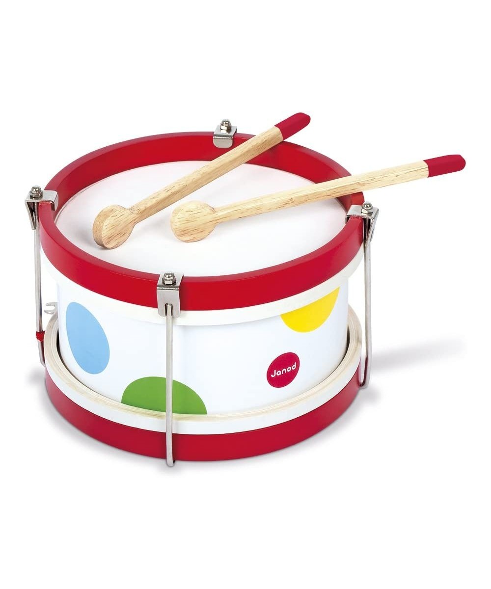 Confetti Wood Drum Music Set - Vibrant Colored First Musical Instrument for Coordination and Motor Skills Ages 2+ 5.71 inches...