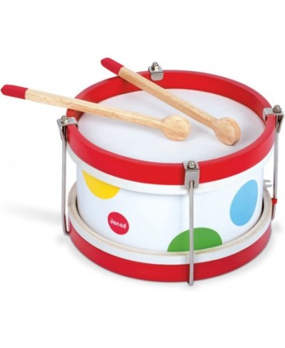 Confetti Wood Drum Music Set - Vibrant Colored First Musical Instrument for Coordination and Motor Skills Ages 2+ 5.71 inches...