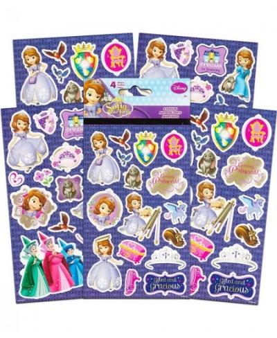 Sofia the First Stickers Party Favors Set -- Bundle Includes 8 Sheets of Princess Sofia Stickers with Door Hanger (Sofia the ...